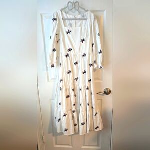 SHEIN Teen Girls Embroidery Floral Dress. Size 14Y